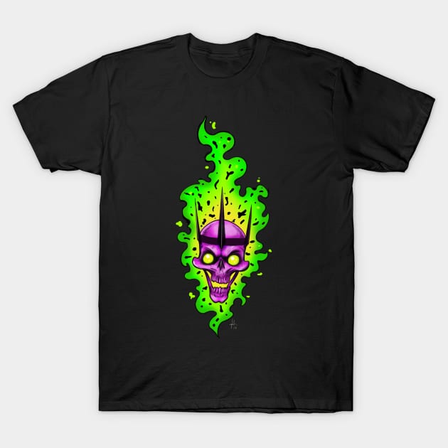 King skull T-Shirt by Eltricky